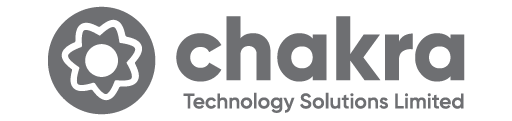 Logo of Chakra Technology Solutions Limited, featuring a stylized flower design in grey.